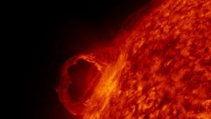 Erupções solares